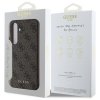 Guess GUHCS24FEG4GFBR S24 FE S721        brązowy/brown hardcase 4G Metal Gold Logo